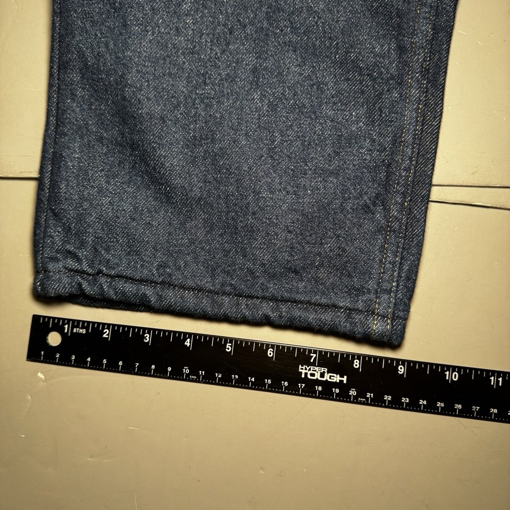 Carhartt Casual Jeans WF128 Flannel Lined Mens 40 32 Vintage USA Union Made New - Picture 14 of 16